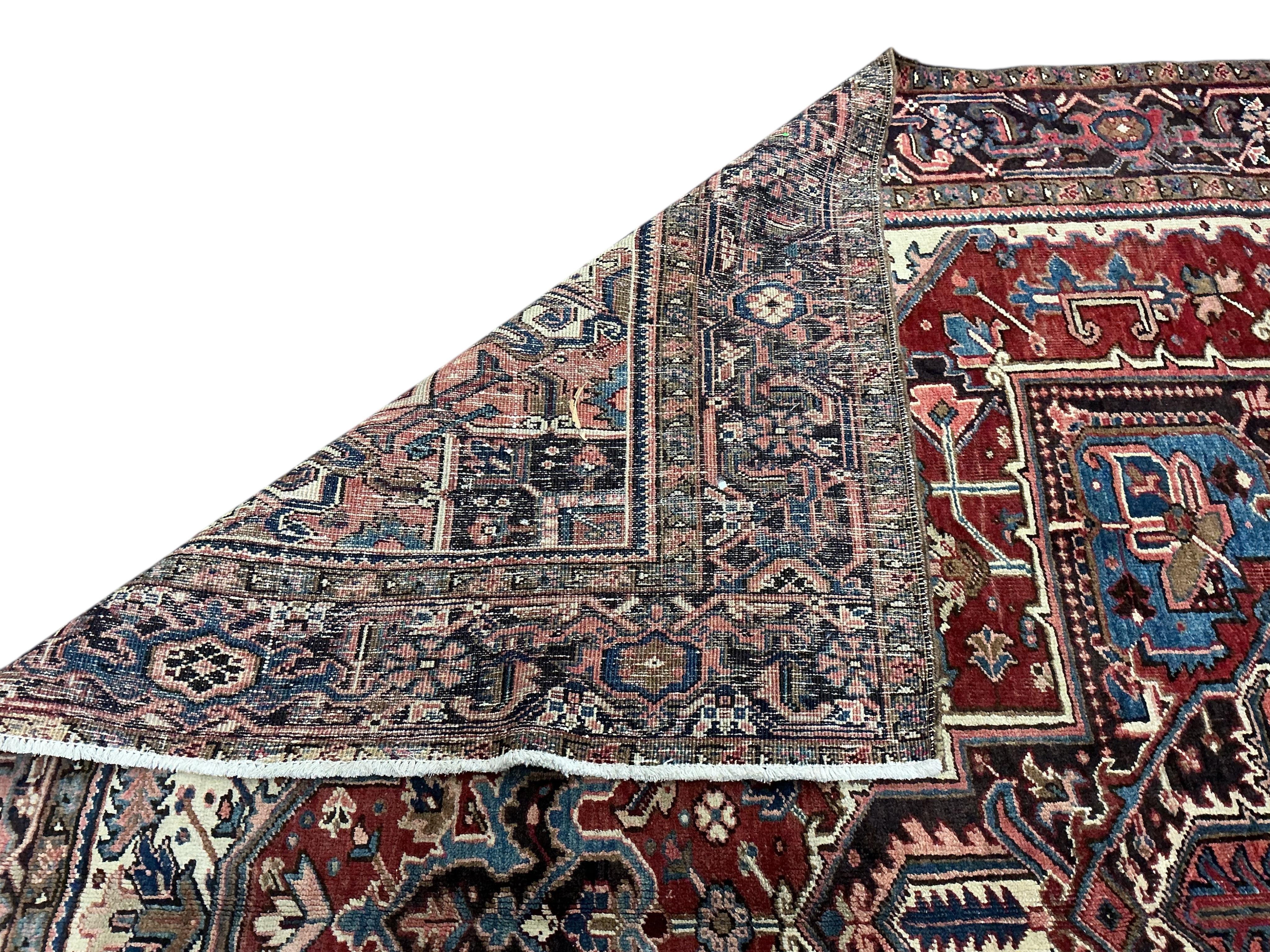 A Heriz carpet, 340 x 250cm
